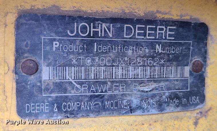image for item MG9722 2006 John Deere 700J  dozer