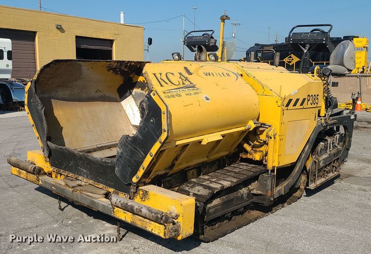 image for item MG9737 2016 Weiler P385B  paver