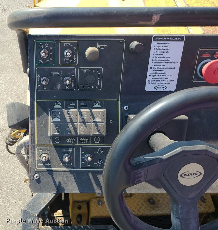 image for item MG9737 2016 Weiler P385B  paver