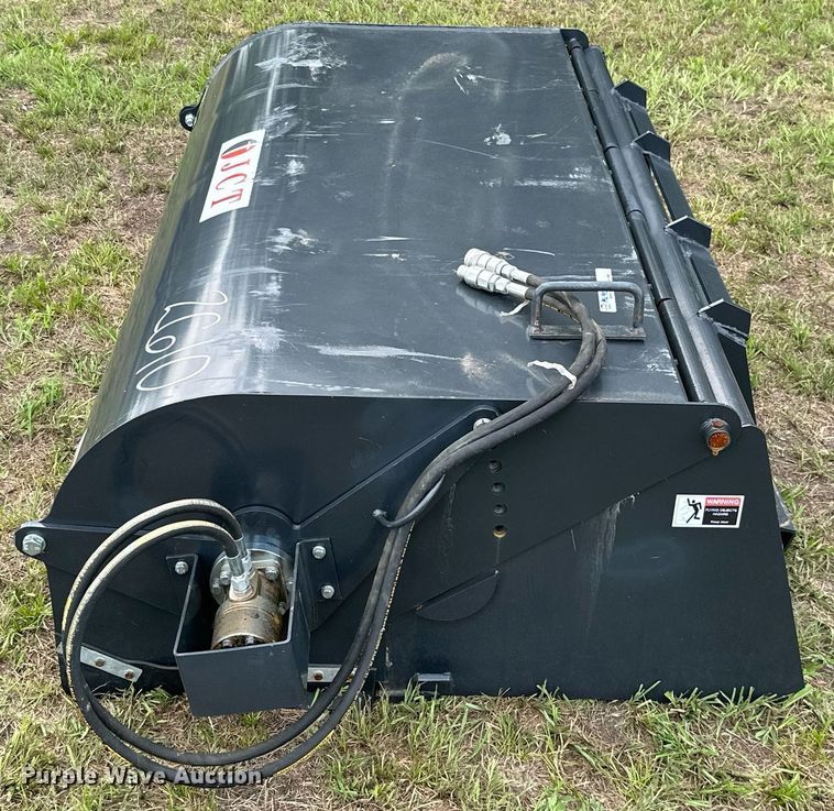 image for item ML9042 JCT Attachments  72" W skid steer sweeper