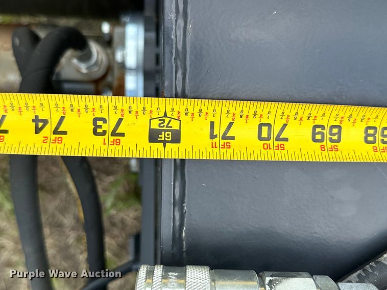 image for item ML9042 JCT Attachments  72" W skid steer sweeper