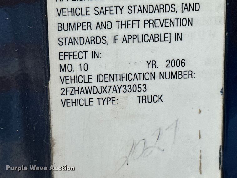 image for item ML9165 2007 Sterling LT8500  dump truck