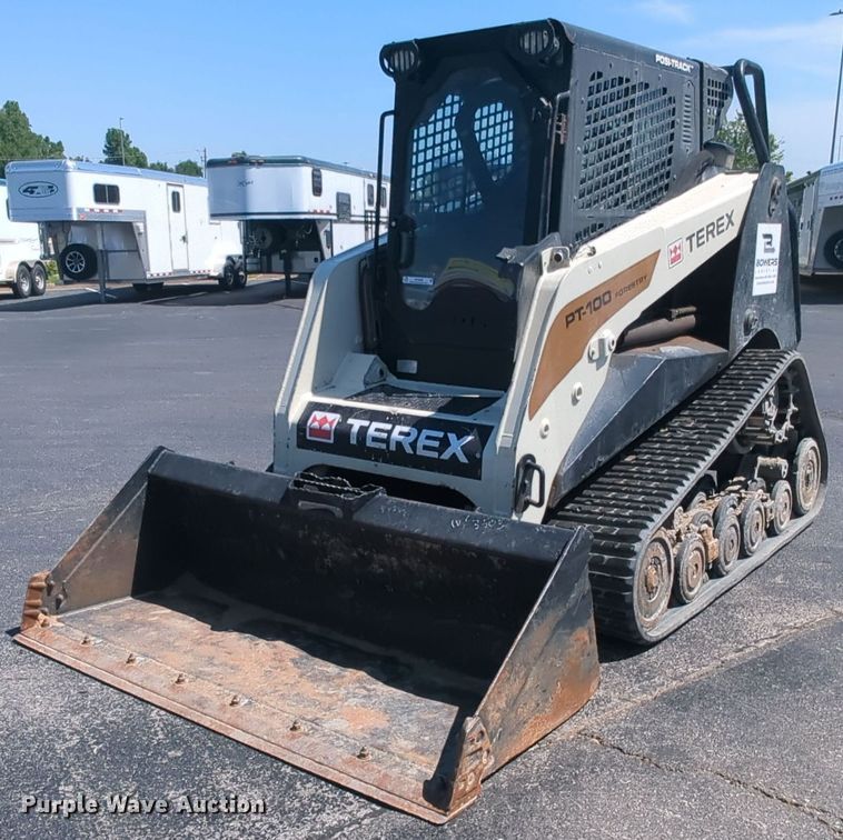 image for item MY9880 2012 Terex PT100  tracked skid steer loader