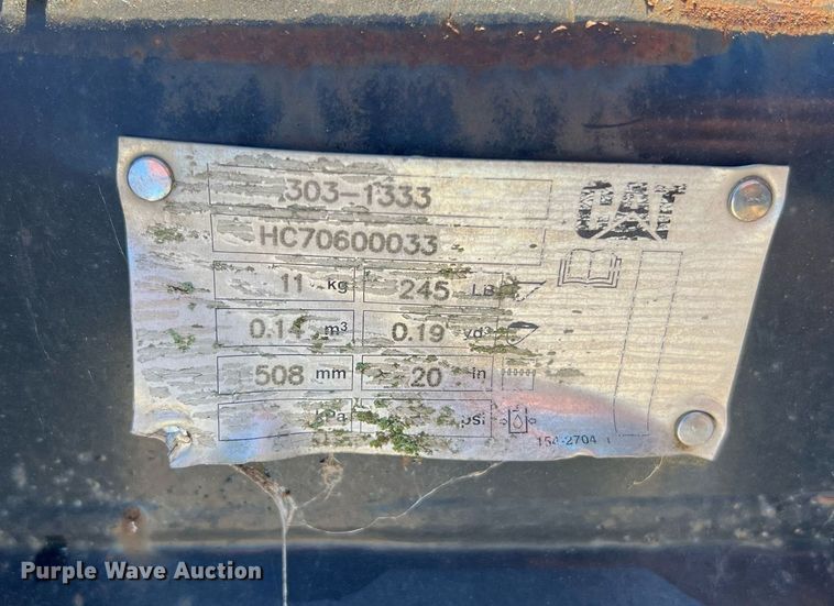 image for item NA9105 (4) excavator buckets