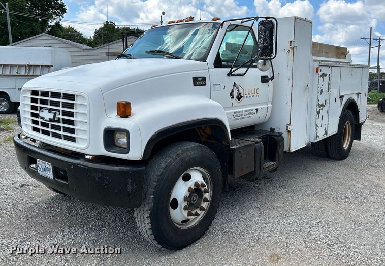 image for item NL9465 1999 Chevrolet C6500  utility / service truck with dump bed insert