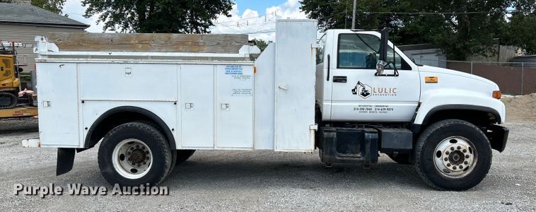 image for item NL9465 1999 Chevrolet C6500  utility / service truck with dump bed insert