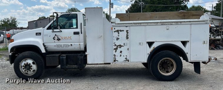 image for item NL9465 1999 Chevrolet C6500  utility / service truck with dump bed insert