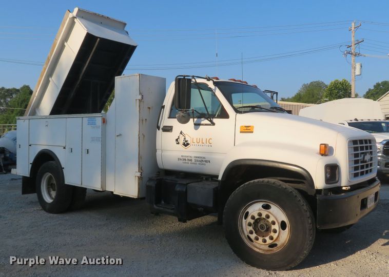 image for item NL9465 1999 Chevrolet C6500  utility / service truck with dump bed insert