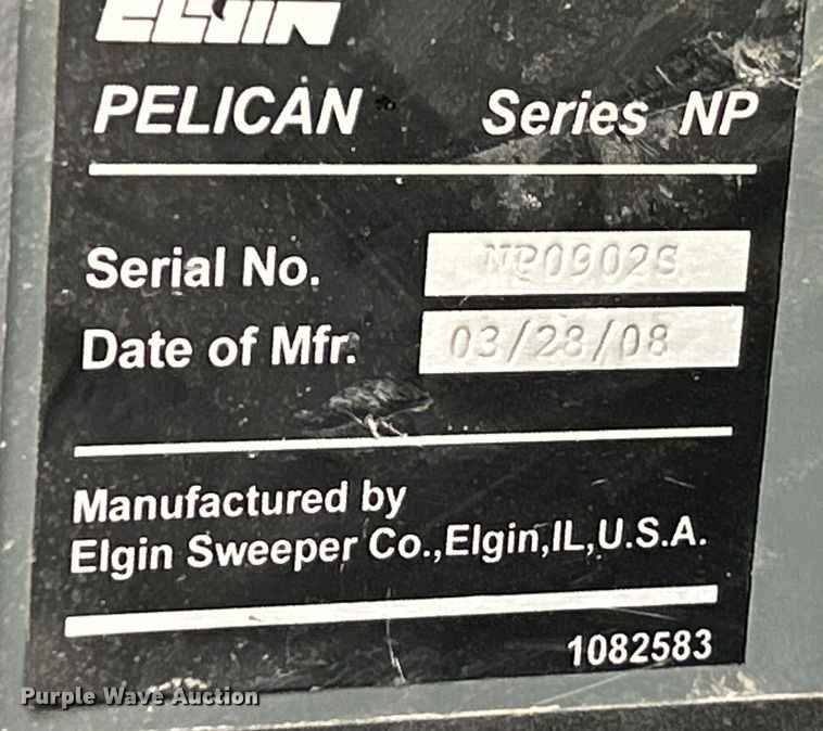 image for item NL9529 2008 Elgin Pelican  street sweeper