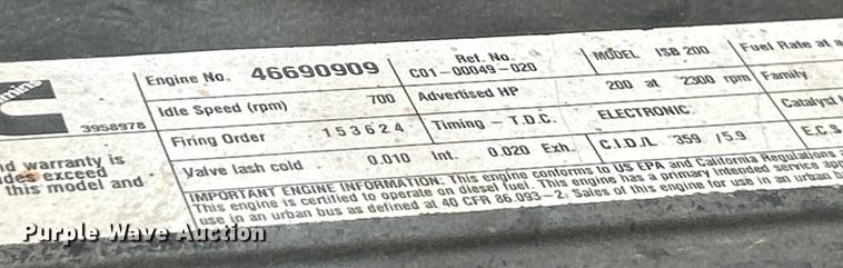 image for item NL9531 2007 Sterling SC8000  street sweeper truck