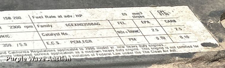 image for item NL9531 2007 Sterling SC8000  street sweeper truck