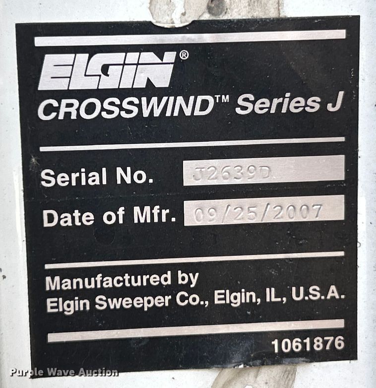 image for item NL9531 2007 Sterling SC8000  street sweeper truck