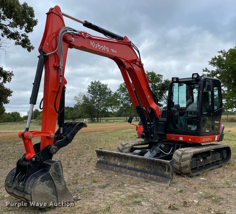 image for item NT9467 2022 Kubota KX080-4S2  mini excavator