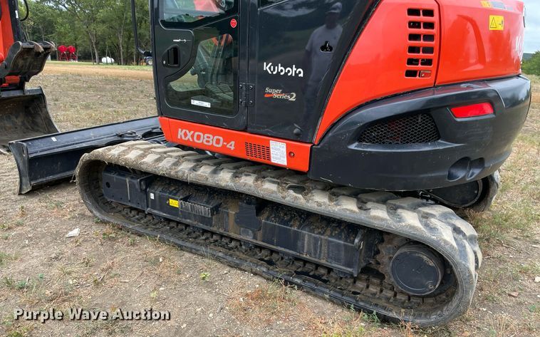 image for item NT9467 2022 Kubota KX080-4S2  mini excavator