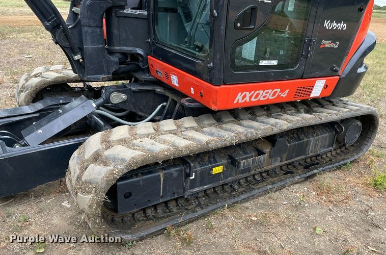 image for item NT9467 2022 Kubota KX080-4S2  mini excavator