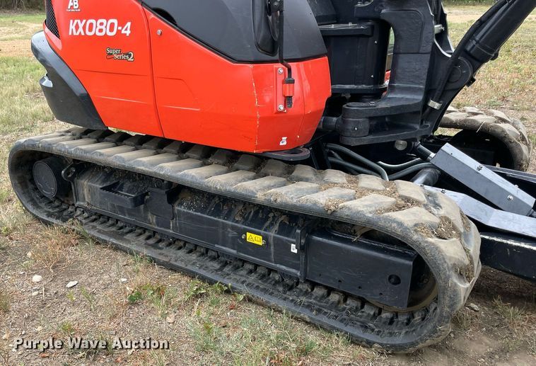 image for item NT9467 2022 Kubota KX080-4S2  mini excavator