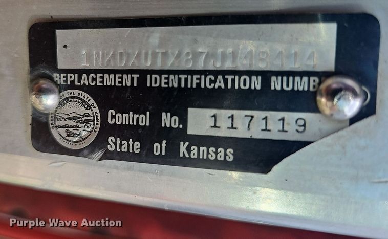 image for item NT9898 2007 Kenworth T800  dump truck