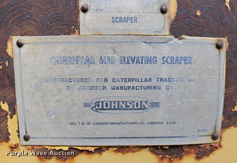 image for item NT9904 1976 Caterpillar 613B  elevating scraper