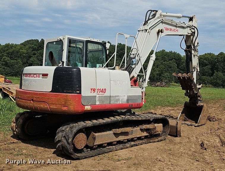 image for item NT9907 2013 Takeuchi TB1140  mini excavator