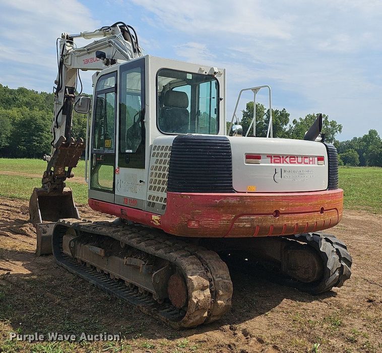 image for item NT9907 2013 Takeuchi TB1140  mini excavator