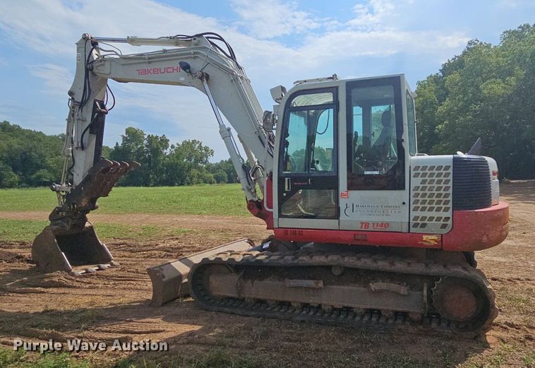 image for item NT9907 2013 Takeuchi TB1140  mini excavator