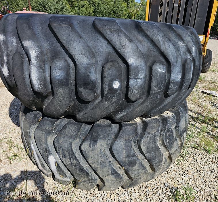 image for item NU9199 (2) Goodyear 29.5-29 tires