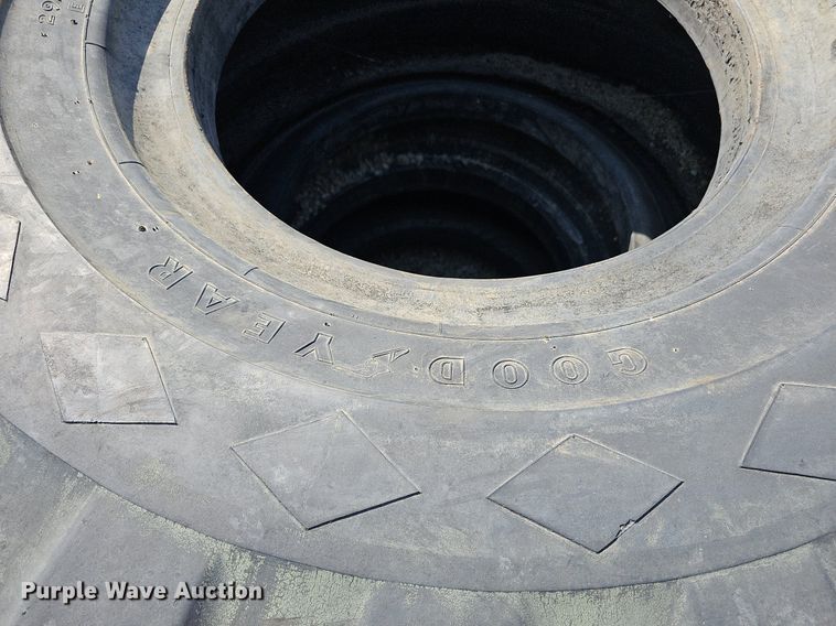 image for item NU9199 (2) Goodyear 29.5-29 tires