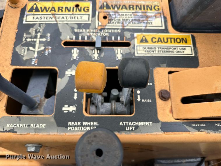 image for item NY9219 2000 Case 560  trencher with trailer