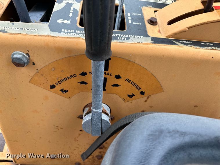 image for item NY9219 2000 Case 560  trencher with trailer