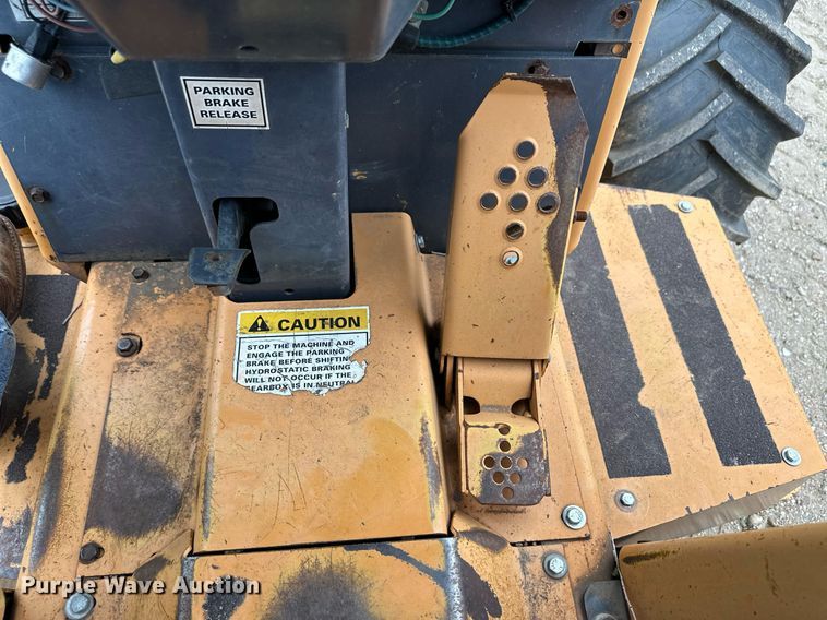 image for item NY9219 2000 Case 560  trencher with trailer