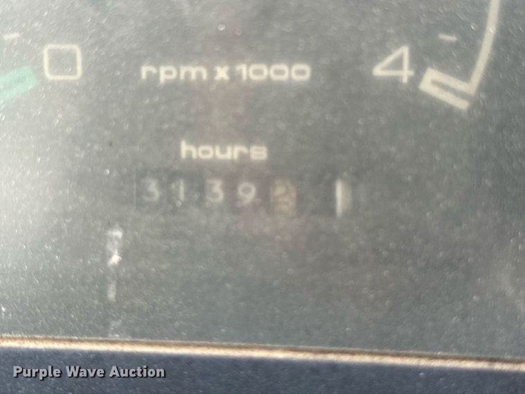 image for item NY9219 2000 Case 560  trencher with trailer