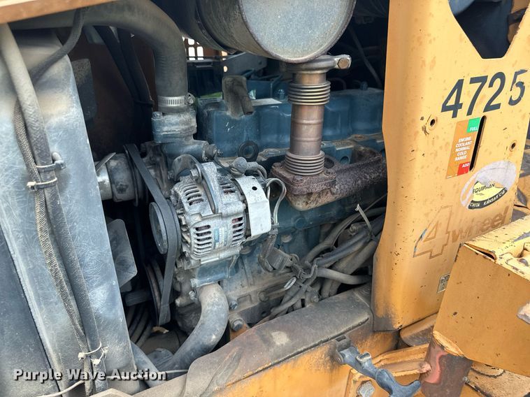 image for item NY9219 2000 Case 560  trencher with trailer