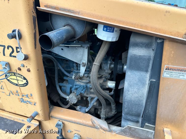 image for item NY9219 2000 Case 560  trencher with trailer