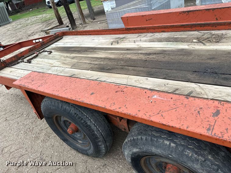 image for item NY9219 2000 Case 560  trencher with trailer