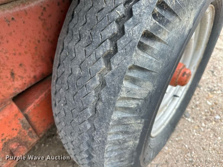 image for item NY9219 2000 Case 560  trencher with trailer