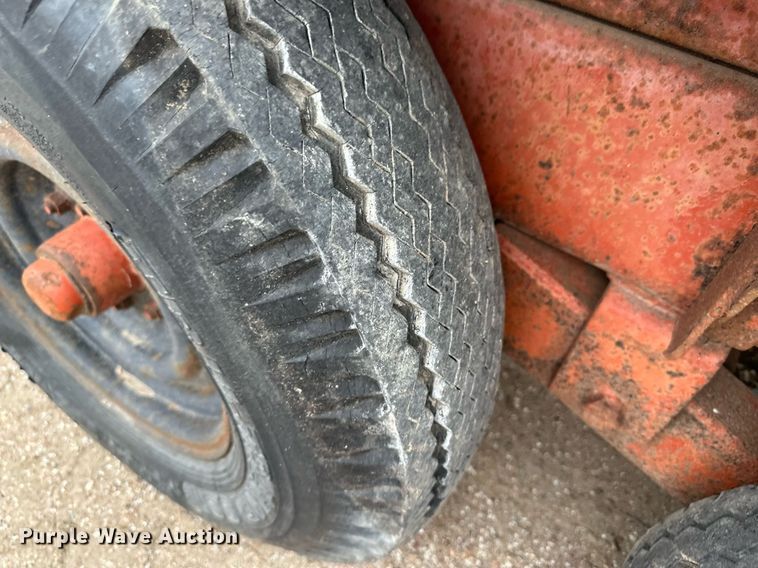 image for item NY9219 2000 Case 560  trencher with trailer