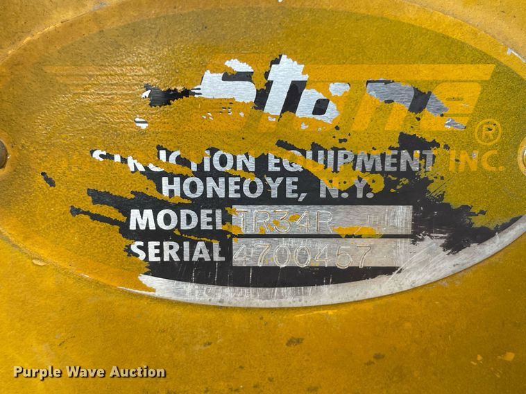 image for item NY9620 2000 Stone Bulldog TR34R  trench compactor