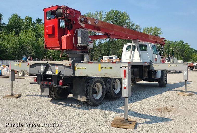 image for item ZA0344 2001 Sterling LT7500  crane truck