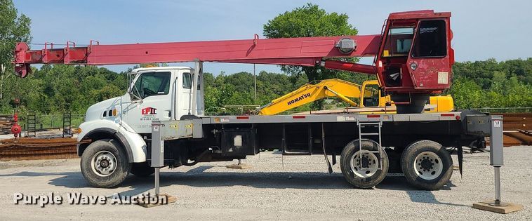 image for item ZA0344 2001 Sterling LT7500  crane truck
