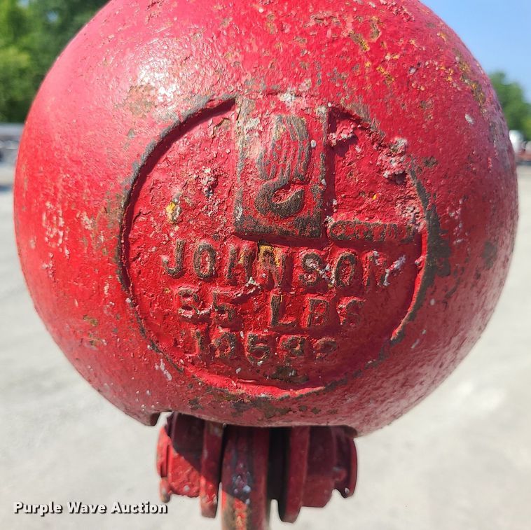 image for item ZA0344 2001 Sterling LT7500  crane truck