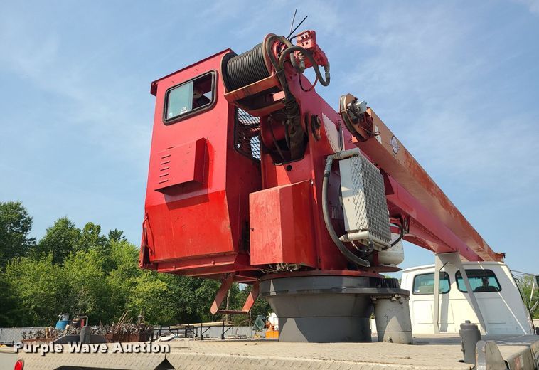 image for item ZA0344 2001 Sterling LT7500  crane truck