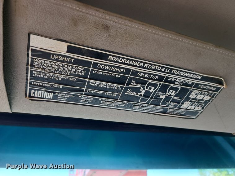 image for item ZA0344 2001 Sterling LT7500  crane truck