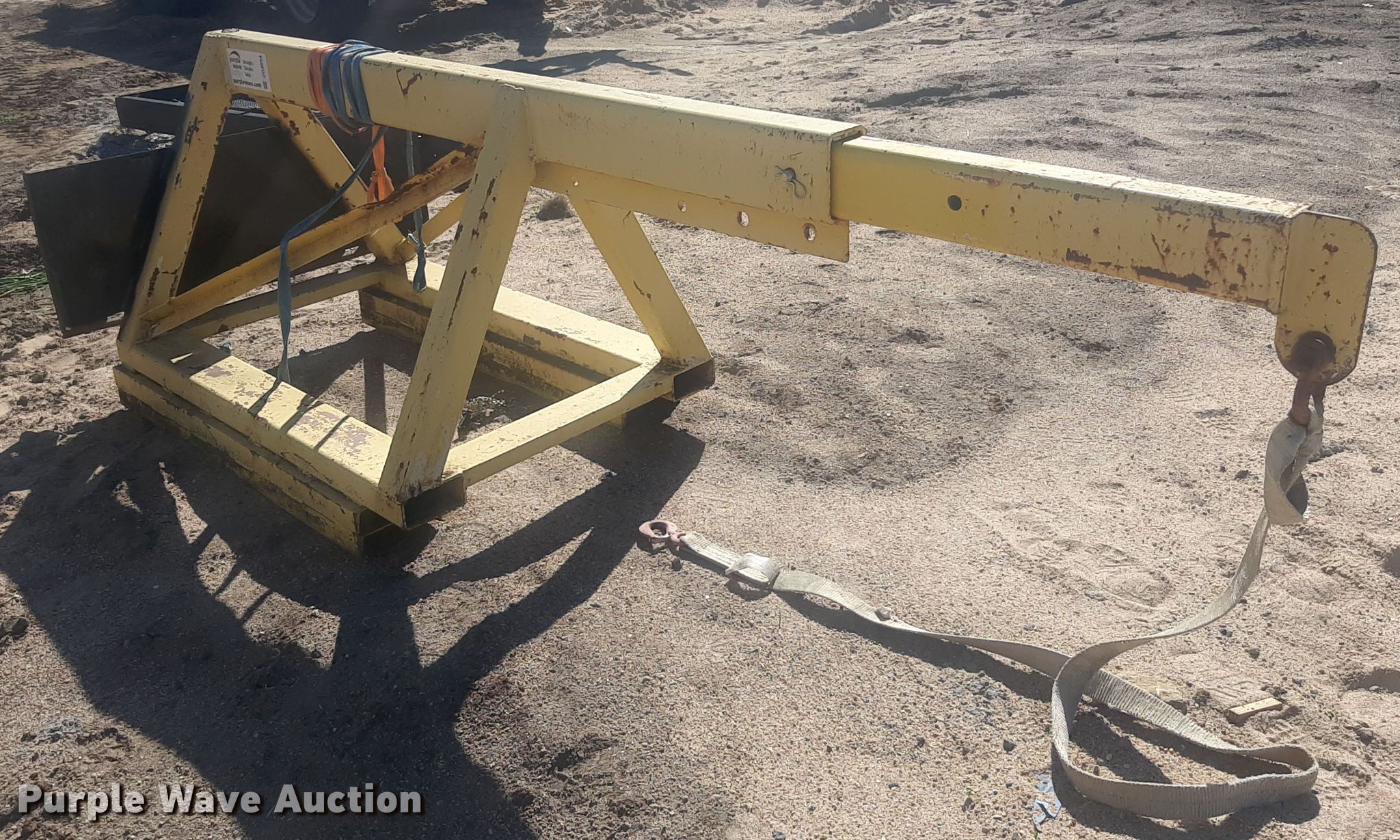 Skid steer jib in Wichita, KS Item DO3054 for sale Purple Wave