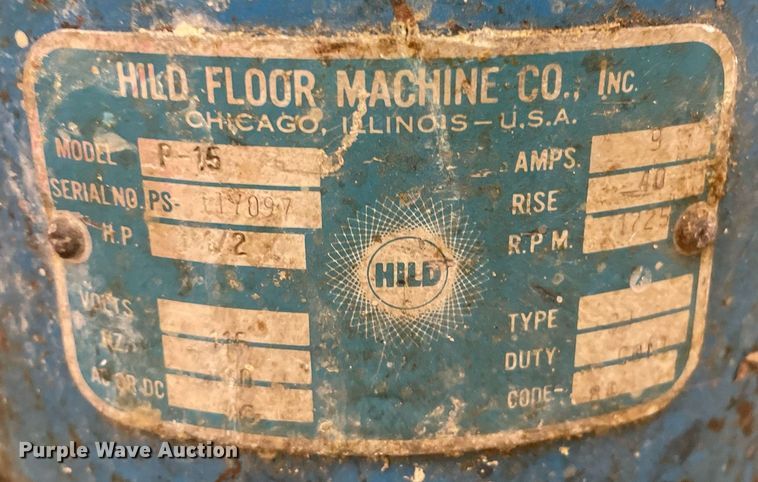 image for item HN9928 (2) floor buffers