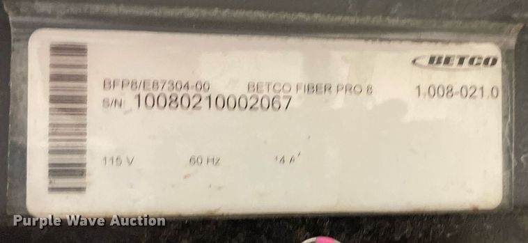 image for item HN9929 Betco Fiber Pro8 carpet extractor