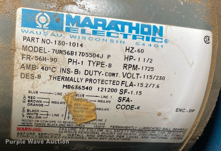 image for item HN9934 Emglo KU air compressor