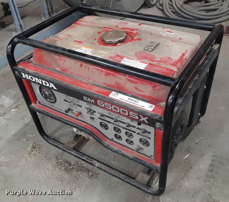 image for item IP9443 Honda EM6500SX generator