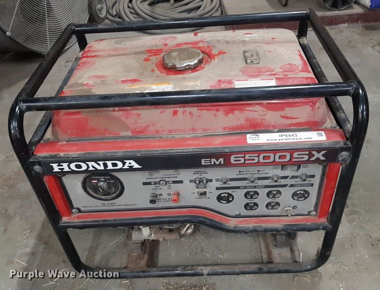 image for item IP9443 Honda EM6500SX generator