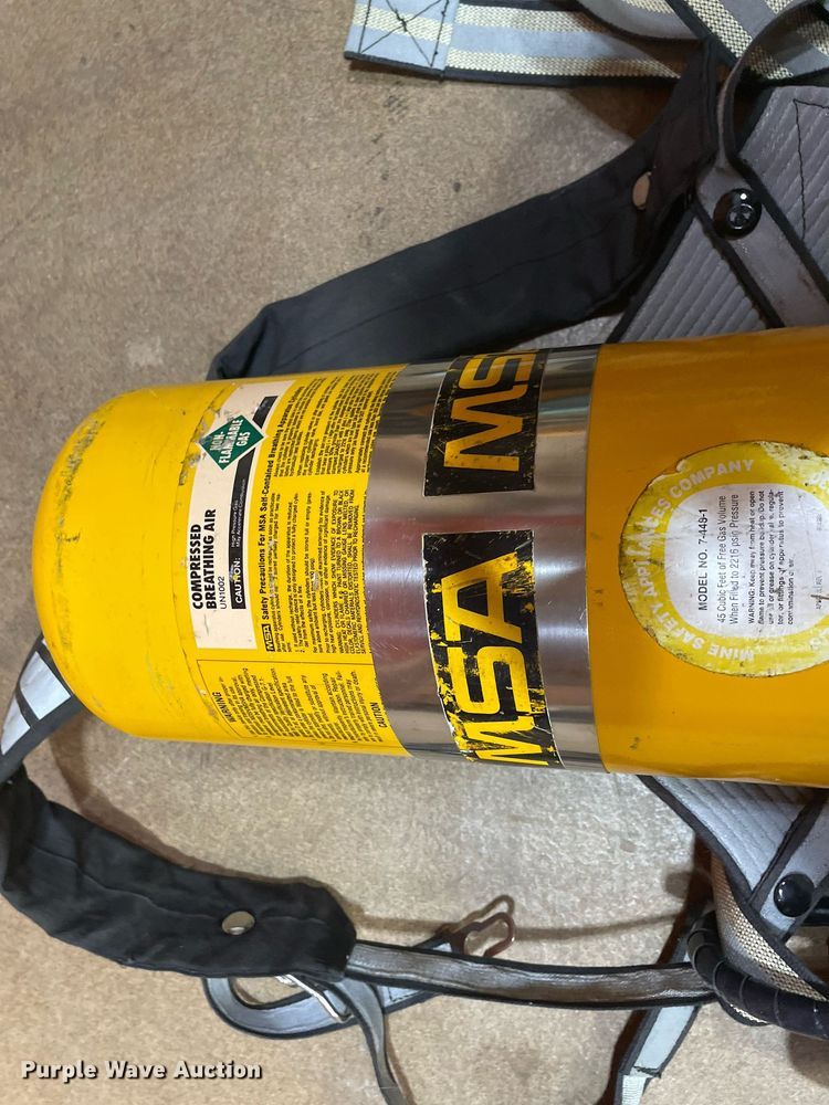 image for item IP9446 Approximately 14 MSA SCBA tanks