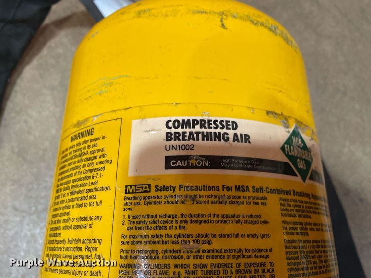 image for item IP9446 Approximately 14 MSA SCBA tanks